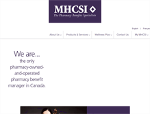 Tablet Screenshot of mhcsi.ca